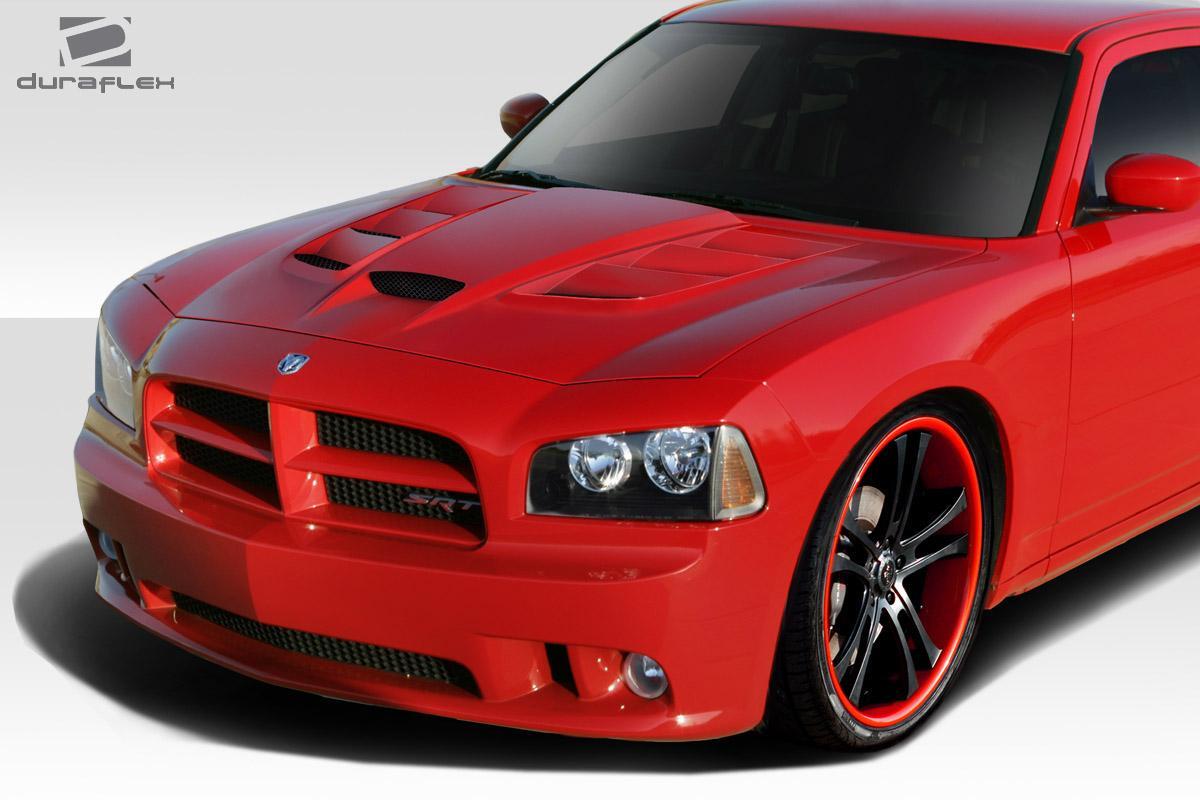 2006-2010 Dodge Charger Viper Look Hood, Fiberglass - view 2