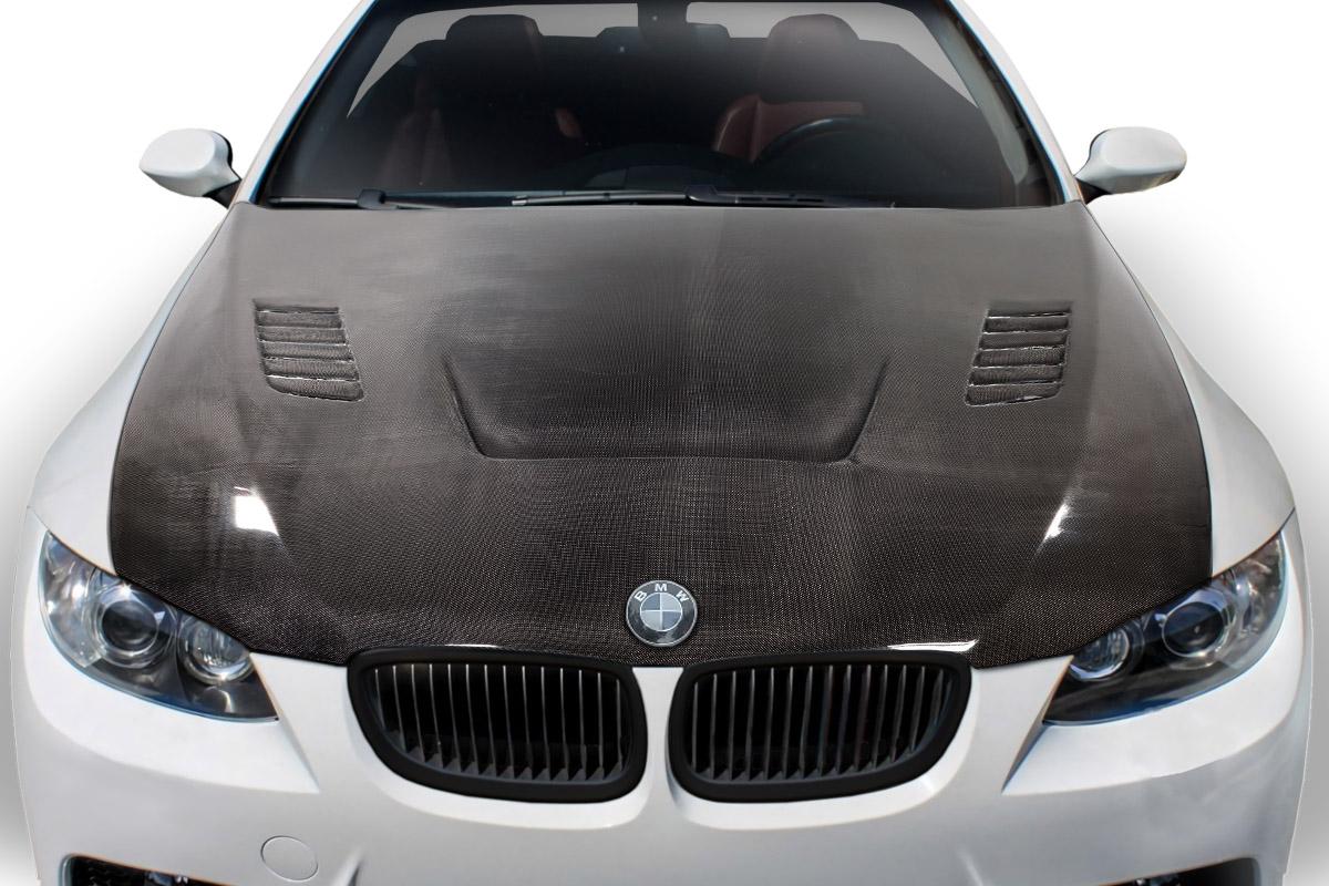 2007-2010 BMW 3 Series E92 2DR E93 Convertible Carbon AF-1 Hood - view 1