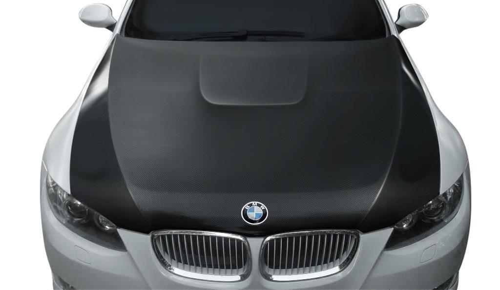 2007-2010 BMW 3 Series E92 2DR E93 Convertible Carbon AF-2 Hood - view 1