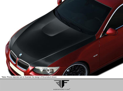 2007-2010 BMW 3 Series E92 2DR E93 Convertible Carbon AF-2 Hood - view 2