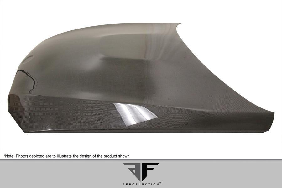 2007-2010 BMW 3 Series E92 2DR E93 Convertible Carbon AF-2 Hood - view 4