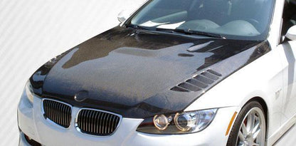 2007-2010 BMW 3 Series E92 2DR E93 Convertible Executive Hood, Carbon - view 1