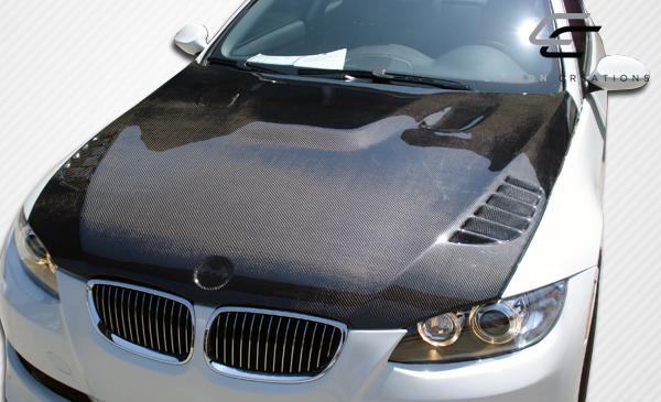 2007-2010 BMW 3 Series E92 2DR E93 Convertible Executive Hood, Carbon - view 2