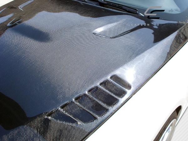 2007-2010 BMW 3 Series E92 2DR E93 Convertible Executive Hood, Carbon - view 4