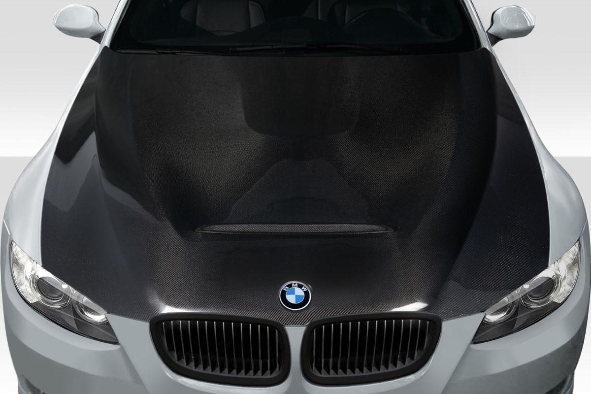 2007-2010 BMW 3 Series E92 2DR E93 Convertible GTS Look Hood, Carbon - view 1