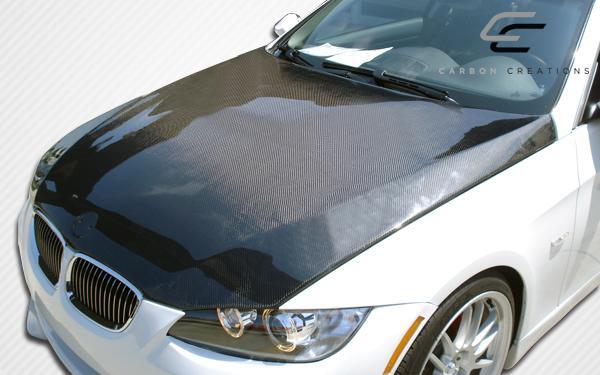 2007-2010 BMW 3 Series E92 2DR E93 Convertible OEM Look Hood, Carbon - view 4
