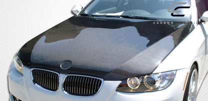 2007-2010 BMW 3 Series E92 2DR E93 Convertible OEM Look Hood, Carbon - view 5
