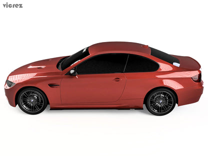 2007-2013 BMW 3 Series E90 E92 E93 M3 Side Skirt Splitters - view 2