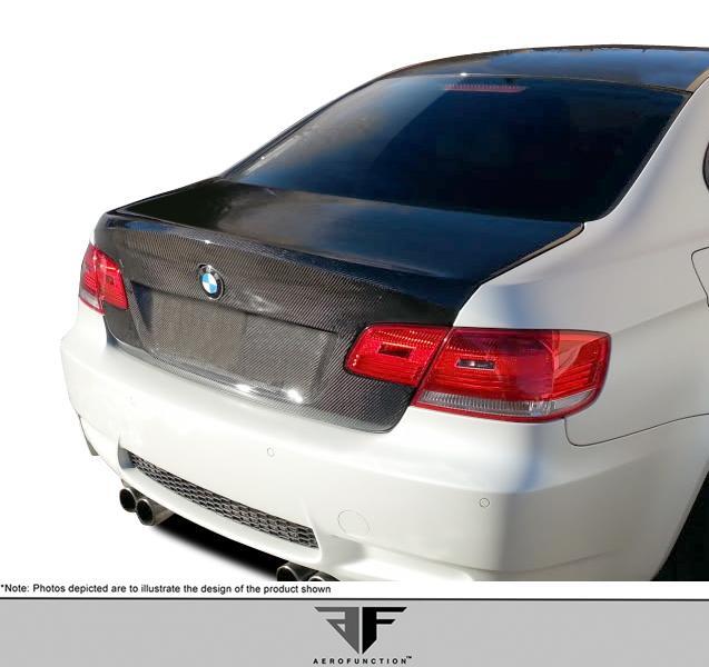 2007-2013 BMW 3 Series E92 2DR Carbon AF-3 Trunk Lid, Carbon Fiber - view 2