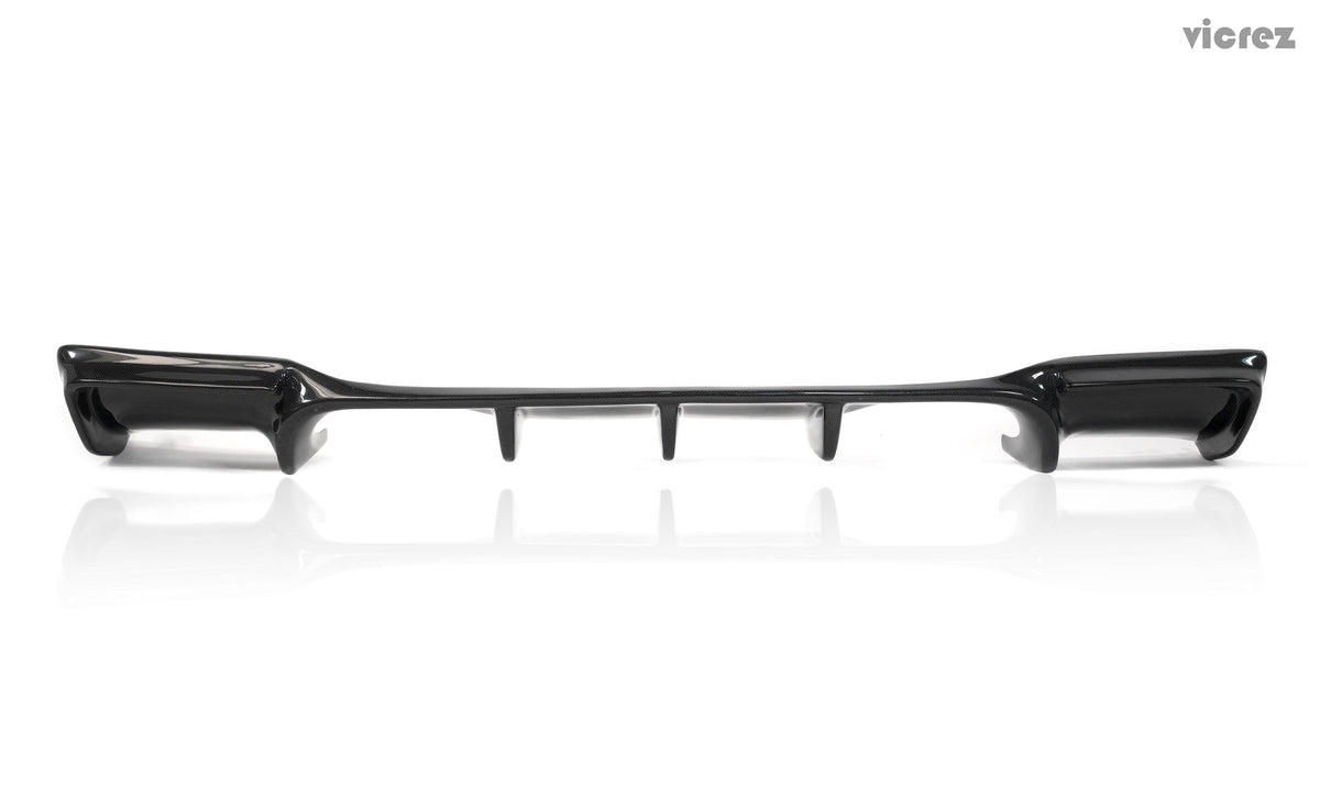 2007-2013 BMW M3 E92 E93 VZ Style Rear Diffuser, Carbon Fiber - view 3