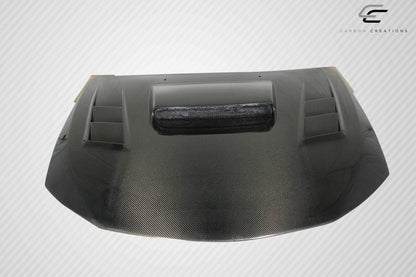 2008-2011 Subaru Impreza 2008-2014 WRX STI DriTech C-1 Hood, Carbon - view 3