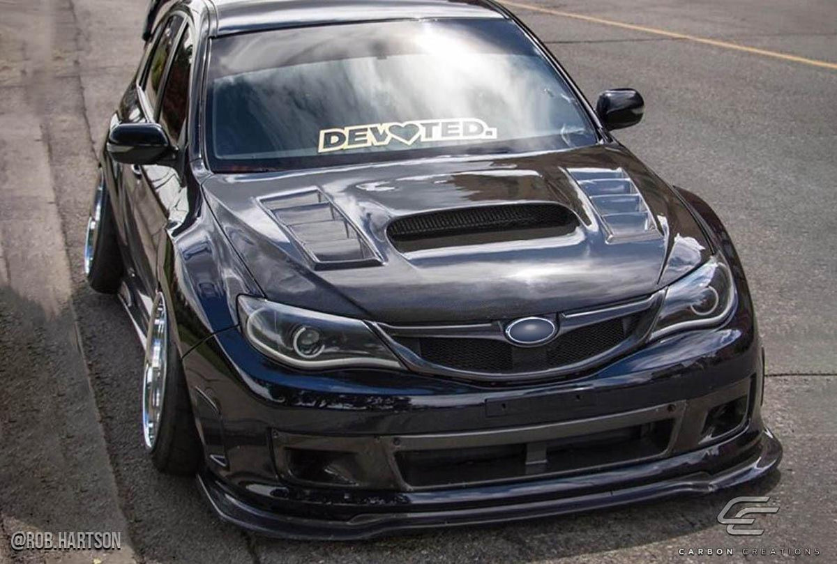2008-2011 Subaru Impreza 2008-2014 WRX STI Dritech GT Concept Hood - view 3