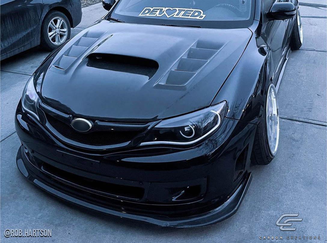 2008-2011 Subaru Impreza 2008-2014 WRX STI Dritech GT Concept Hood - view 5