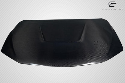 2008-2011 Subaru Impreza 2008-2014 WRX STI Vortex Hood, Carbon Fiber - view 2