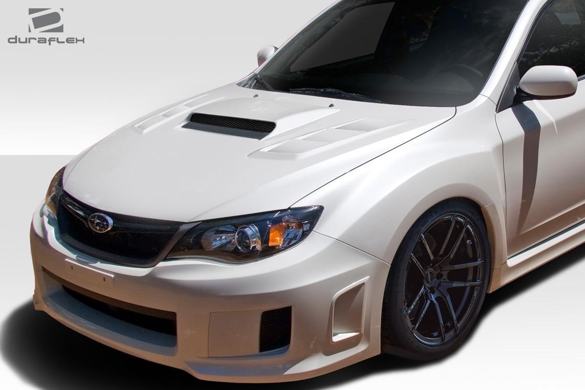2008-2011 Subaru Impreza 2008-2014 WRX STI C-1 Hood, Fiberglass - view 2