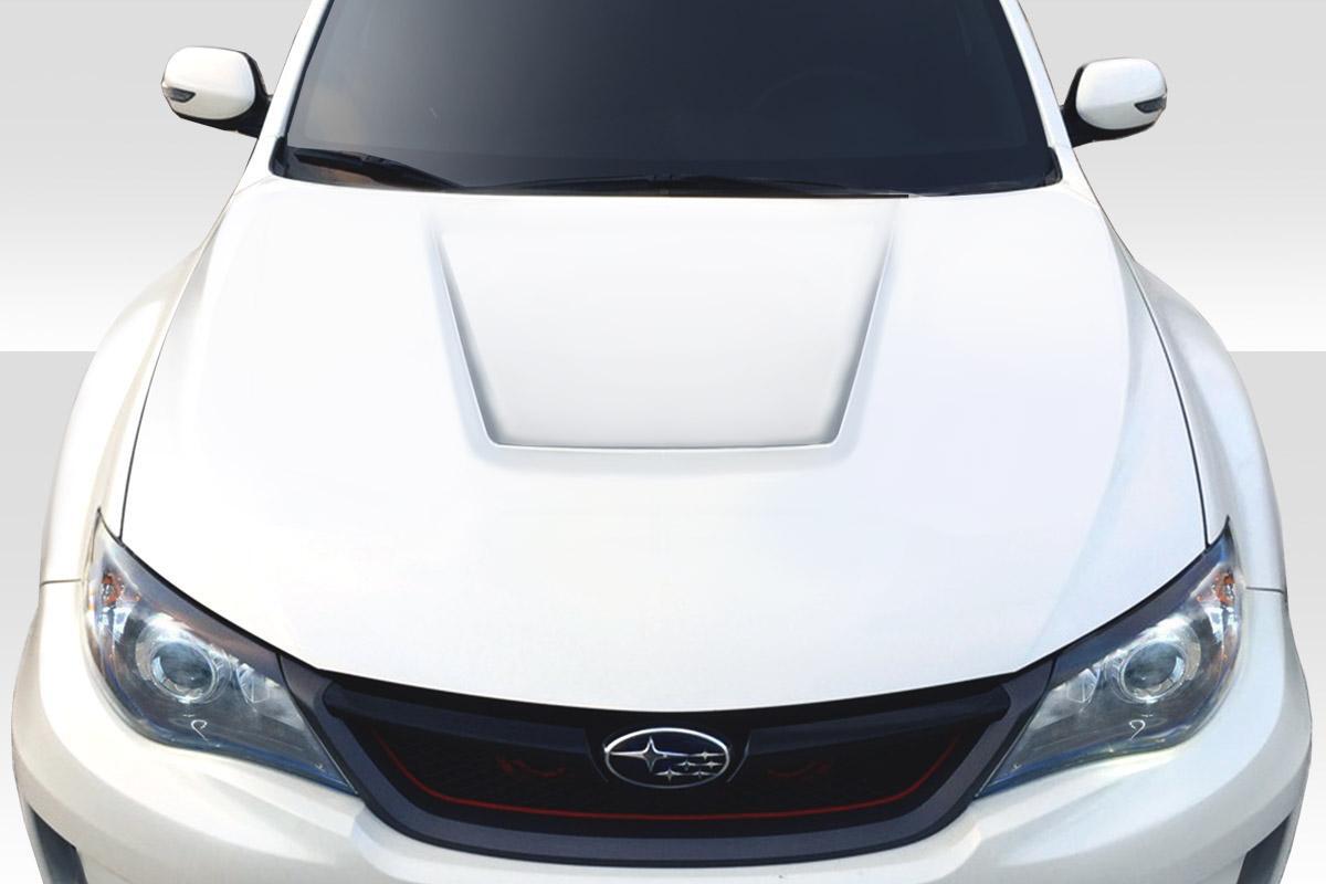 2008-2011 Subaru Impreza 2008-2014 WRX STI Vortex Hood, Fiberglass - view 1