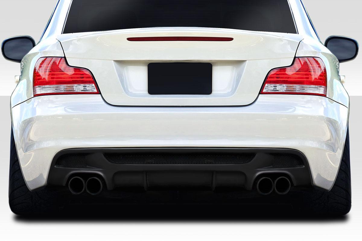 2008-2013 BMW 1 Series E82 E88 M Tech Rear Diffuser, Fiberglass - view 1