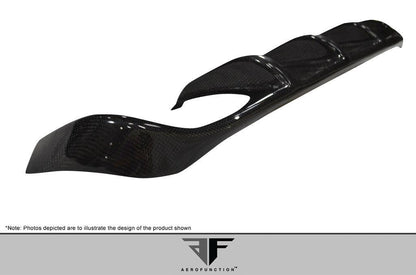 2008-2013 BMW M3 E90 4DR Carbon AF-1 Rear Diffuser, Carbon Fiber - view 5