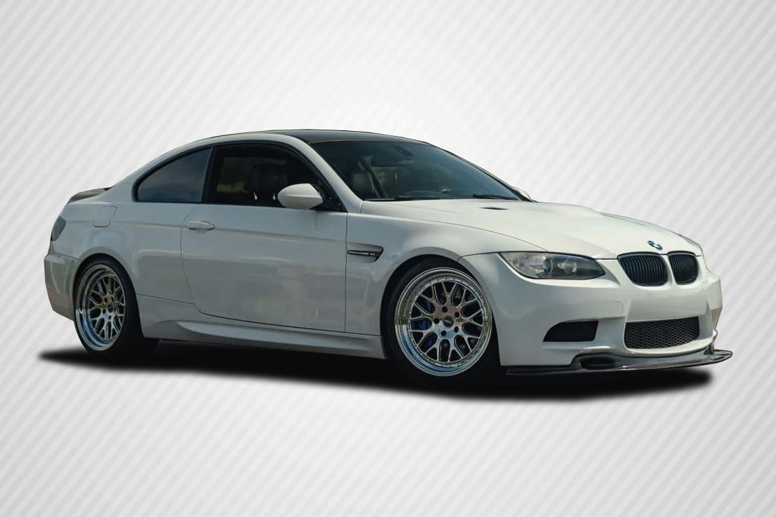 2008-2013 BMW M3 E90 E92 E93 GT4 Look Front Lip Under Spoiler, Carbon - view 2