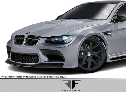 2008-2013 BMW M3 E92 2DR Coupe AF-5 Wide Body Front Lip Spoiler - view 2