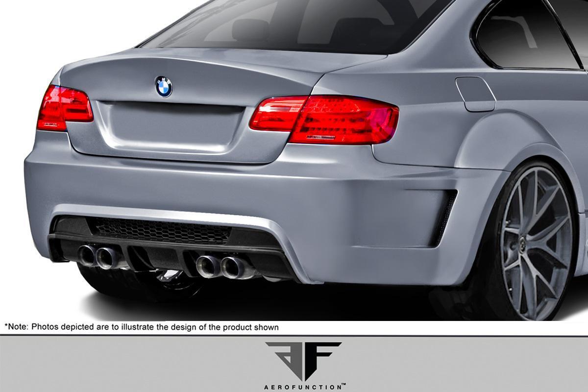 2008-2013 BMW M3 E92 2DR Coupe AF-5 Wide Body Rear Bumper, Fiberglass - view 2