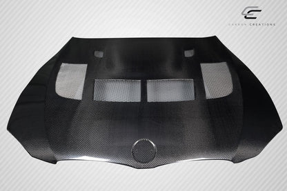 2008-2013 BMW M3 E92 E93 Iceman Hood, Carbon Fiber - view 2
