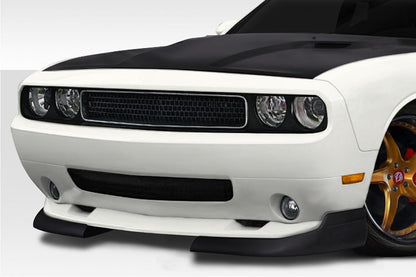 2008-2014 Dodge Challenger CVX Front Lip Splitter, Fiberglass - view 2
