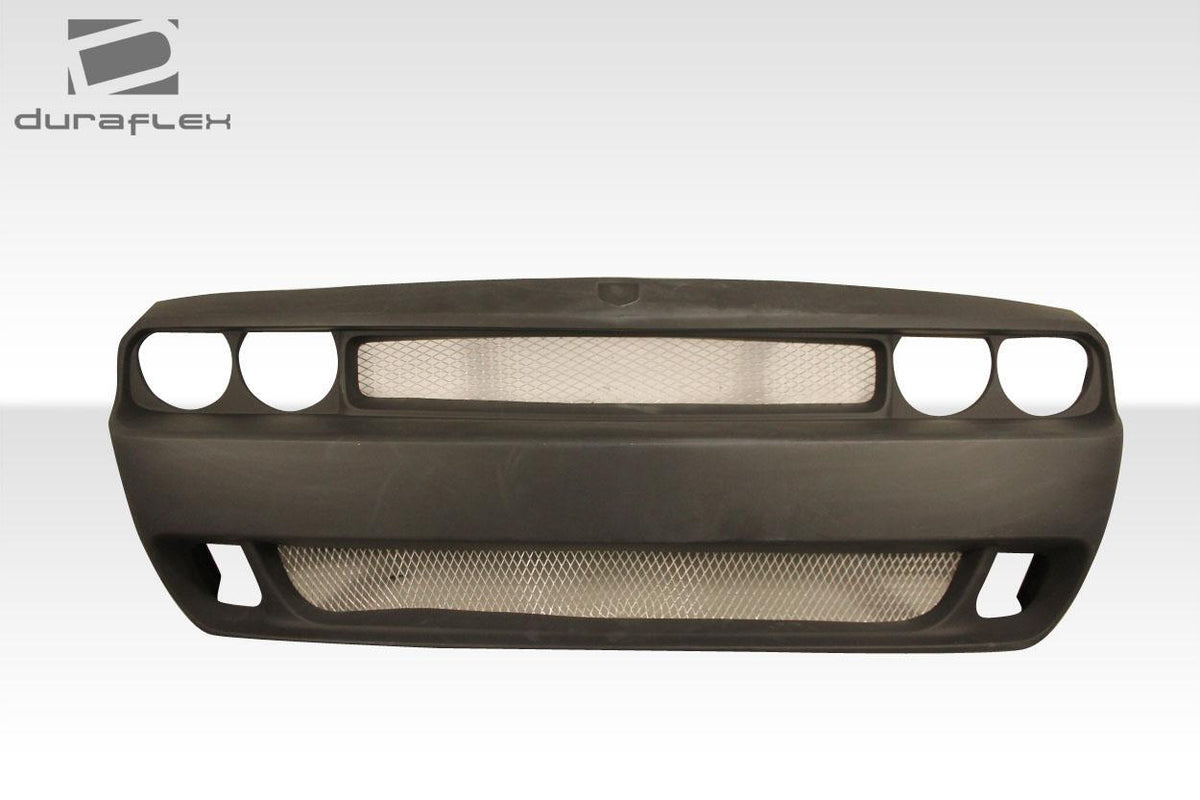2008-2014 Dodge Challenger Hellcat Look Front Bumper, Fiberglass - view 3