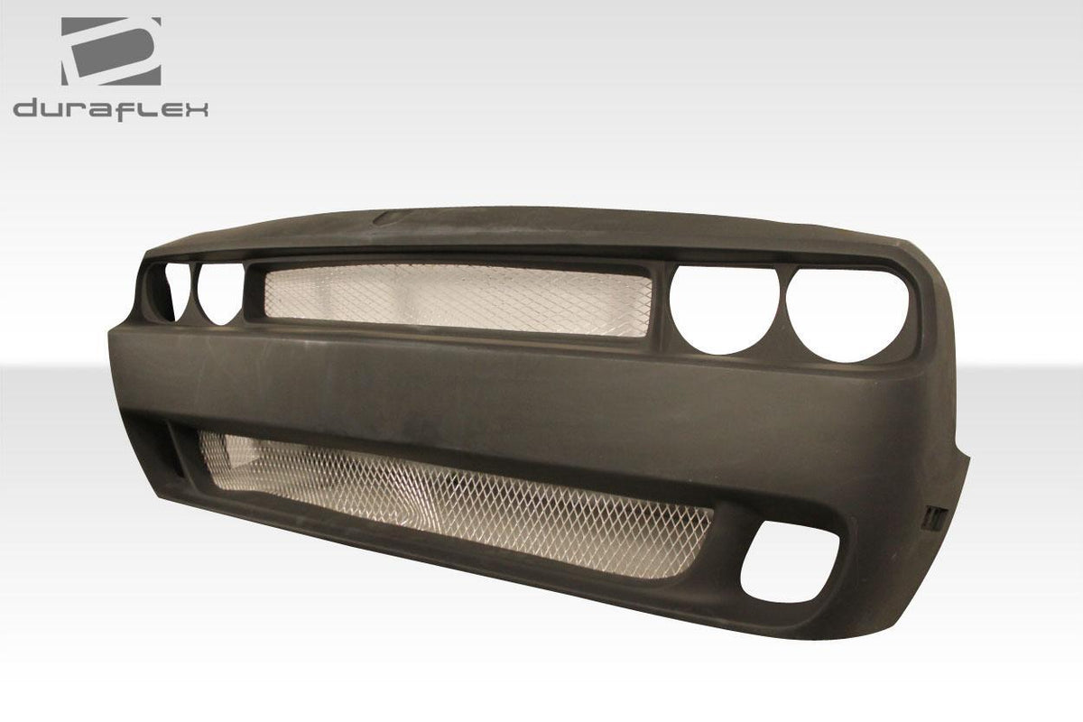 2008-2014 Dodge Challenger Hellcat Look Front Bumper, Fiberglass - view 4