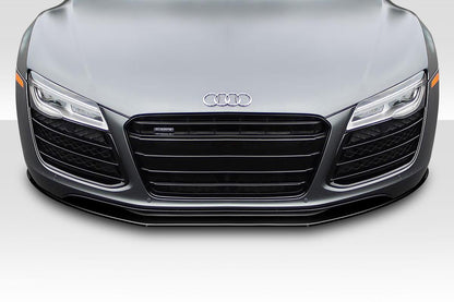 2008-2015 Audi R8 Global Front Lip Spoiler Air Dam, Fiberglass - view 1