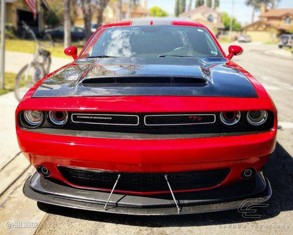 2008-2023 Dodge Challenger Demon Look Hood, Carbon Fiber - view 2