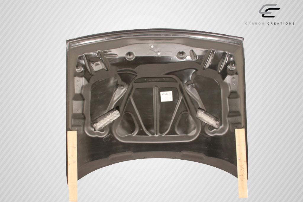 2008-2023 Dodge Challenger SRT Look Hood, Carbon Fiber - view 4