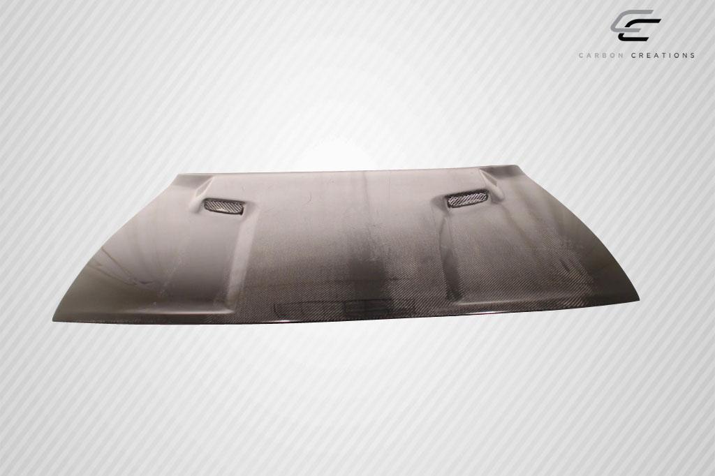 2008-2023 Dodge Challenger SRT Look Hood, Carbon Fiber - view 5