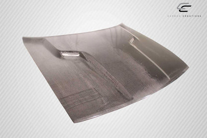 2008-2023 Dodge Challenger SRT Look Hood, Carbon Fiber - view 6