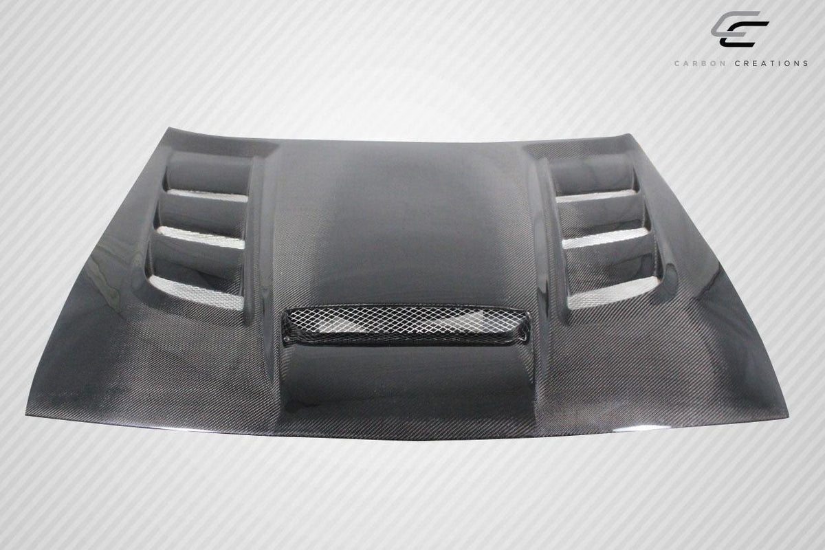 2008-2023 Dodge Challenger Viper Look Hood, Carbon Fiber - view 7