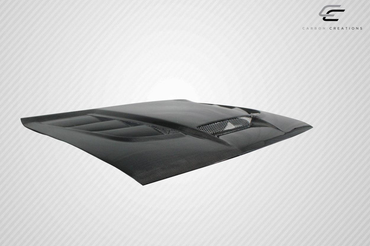 2008-2023 Dodge Challenger Viper Look Hood, Carbon Fiber - view 9