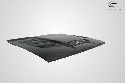2008-2023 Dodge Challenger Viper Look Hood, Carbon Fiber - view 9