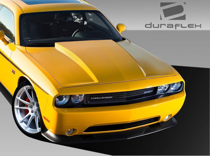 2008-2023 Dodge Challenger Cowl Hood, Fiberglass - view 2