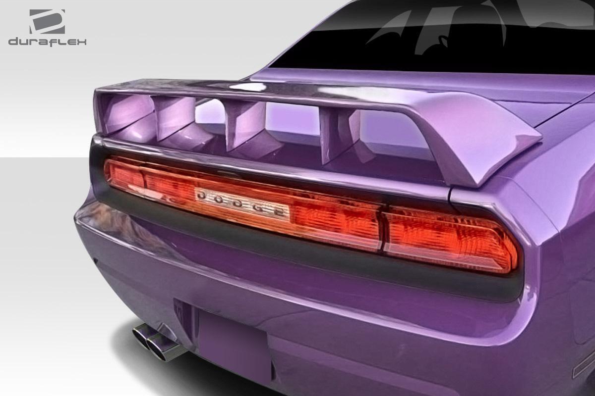 2008-2023 Dodge Challenger CVX Wing Spoiler, Fiberglass - view 2