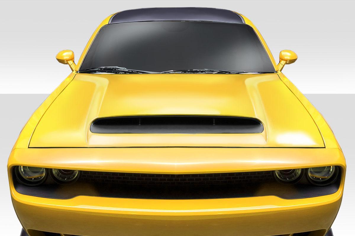 2008-2023 Dodge Challenger Demon Look Hood, Fiberglass - view 1