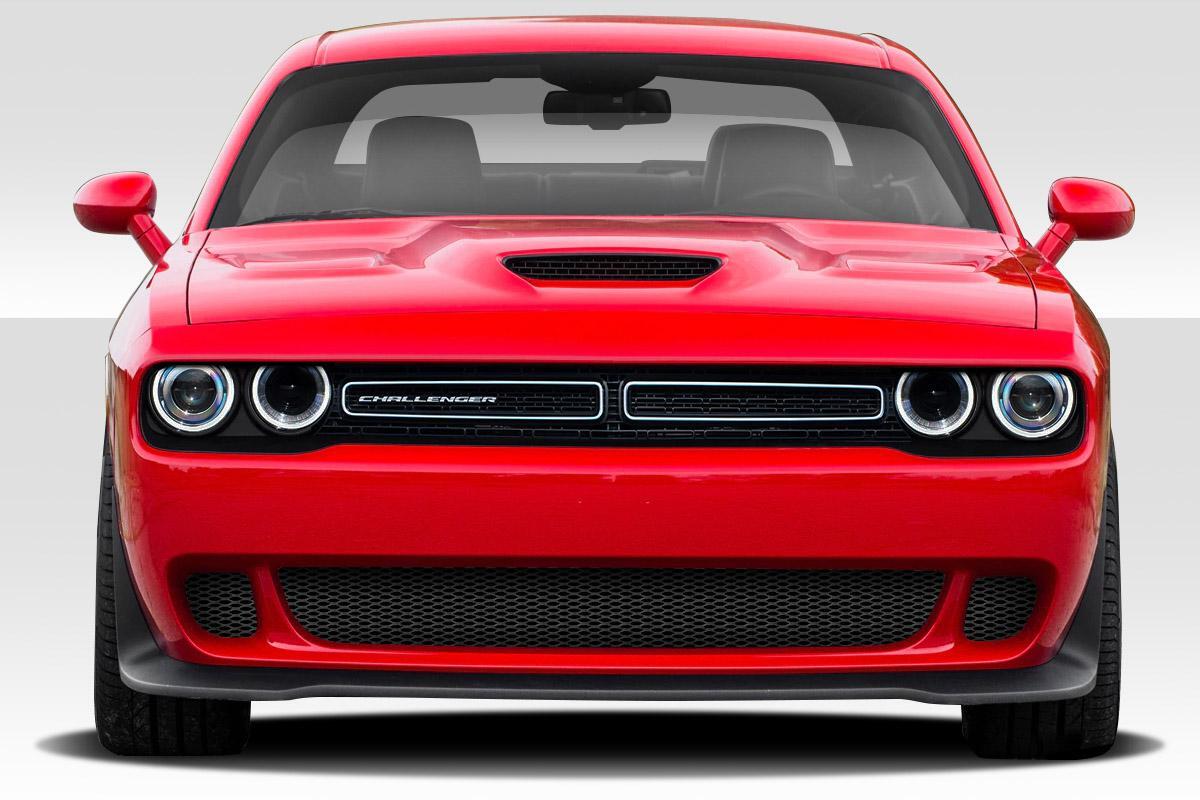 2008-2023 Dodge Challenger Hellcat Look Front Lip, Fiberglass - view 1