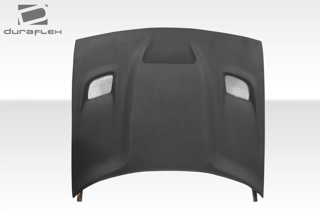 2008-2023 Dodge Challenger Hellcat Look Hood, Fiberglass - view 4