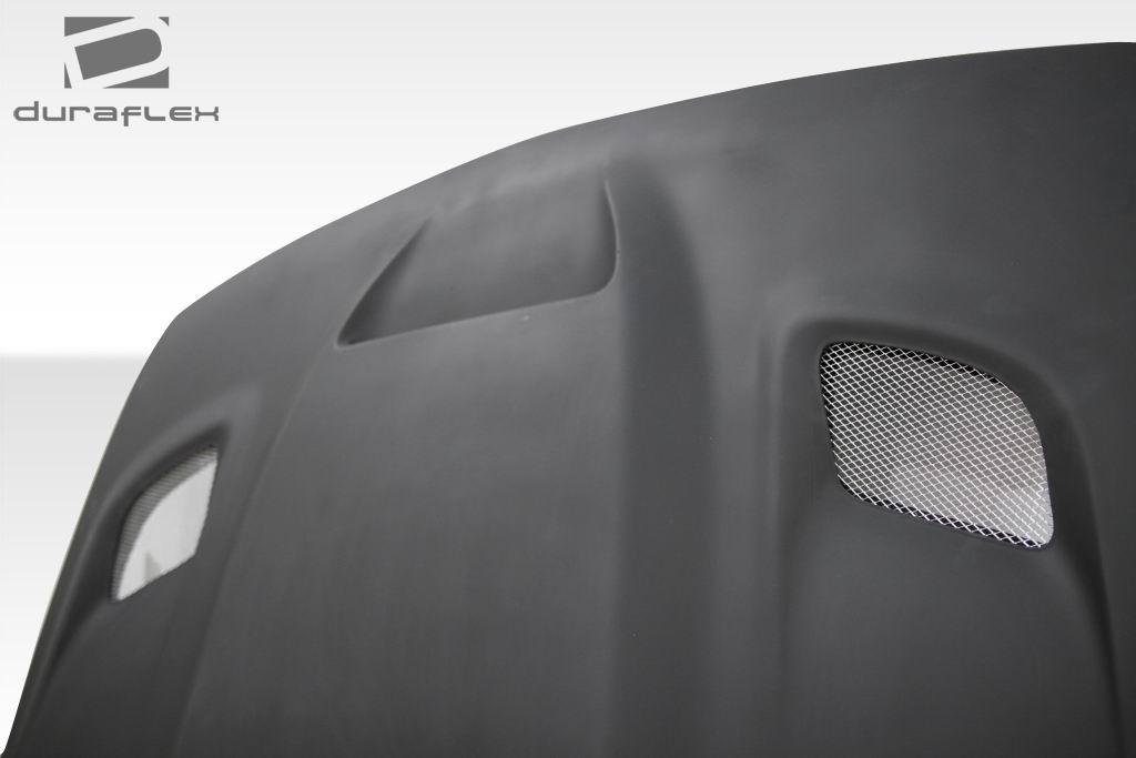 2008-2023 Dodge Challenger Hellcat Look Hood, Fiberglass - view 5