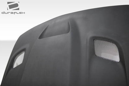 2008-2023 Dodge Challenger Hellcat Look Hood, Fiberglass - view 5