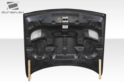 2008-2023 Dodge Challenger Hellcat Look Hood, Fiberglass - view 7