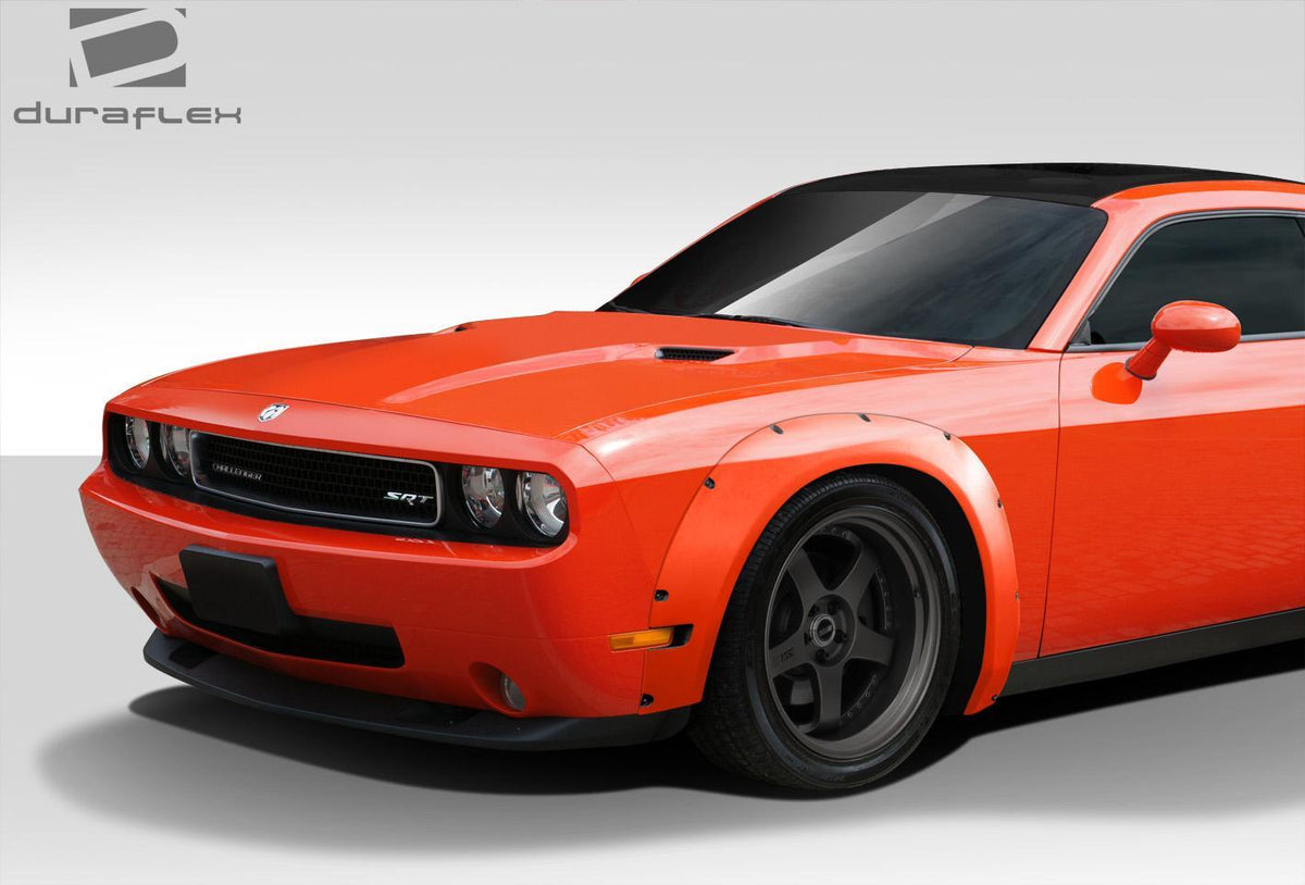 2008-2023 Dodge Challenger Novara Wide Body Front Fender Flares - view 2
