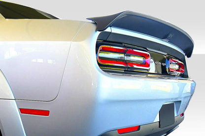 2008-2023 Dodge Challenger Redeye Look Rear Wing Spoiler, Fiberglass - view 1