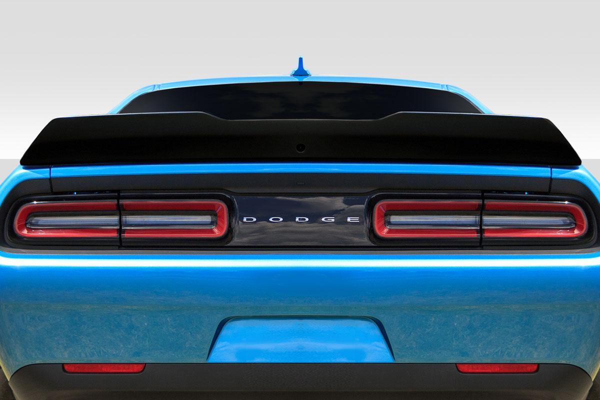 2008-2023 Dodge Challenger Strata Rear Wing Spoiler, Fiberglass - view 1