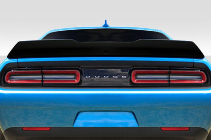 2008-2023 Dodge Challenger Strata Rear Wing Spoiler, Fiberglass - view 1
