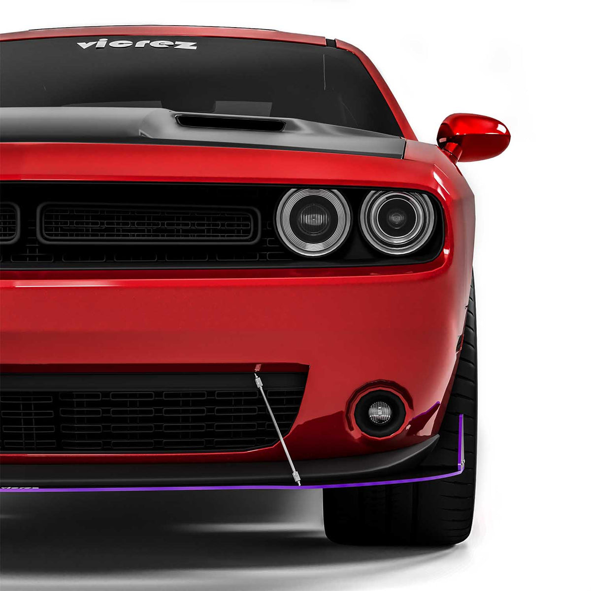 2008-2023 Dodge Challenger GT R/T SXT VZ Front Splitter - view 12